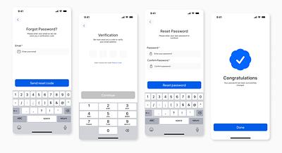 reset screen ui concept app design cleen ui figma forget forget password forget verficaion reset screen reset screen concept reset screen design ui ux