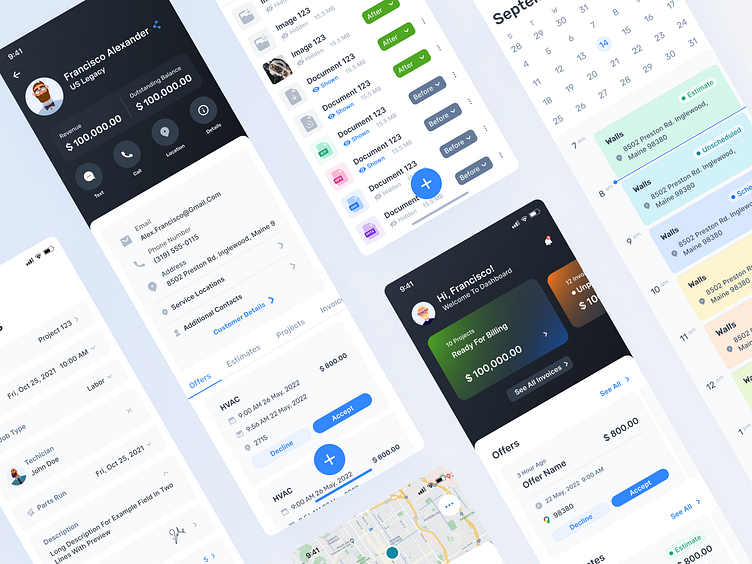 Mobile App / UI by Dana Markova on Dribbble