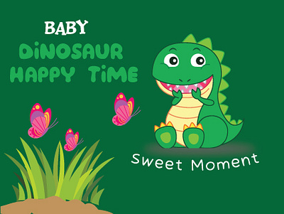 Baby Dinosaur Adventures Coloring Book babybook bookcover coloring book cover dinosaur harun m.h harun itvanilla kdp logo marketing seo social tshirt