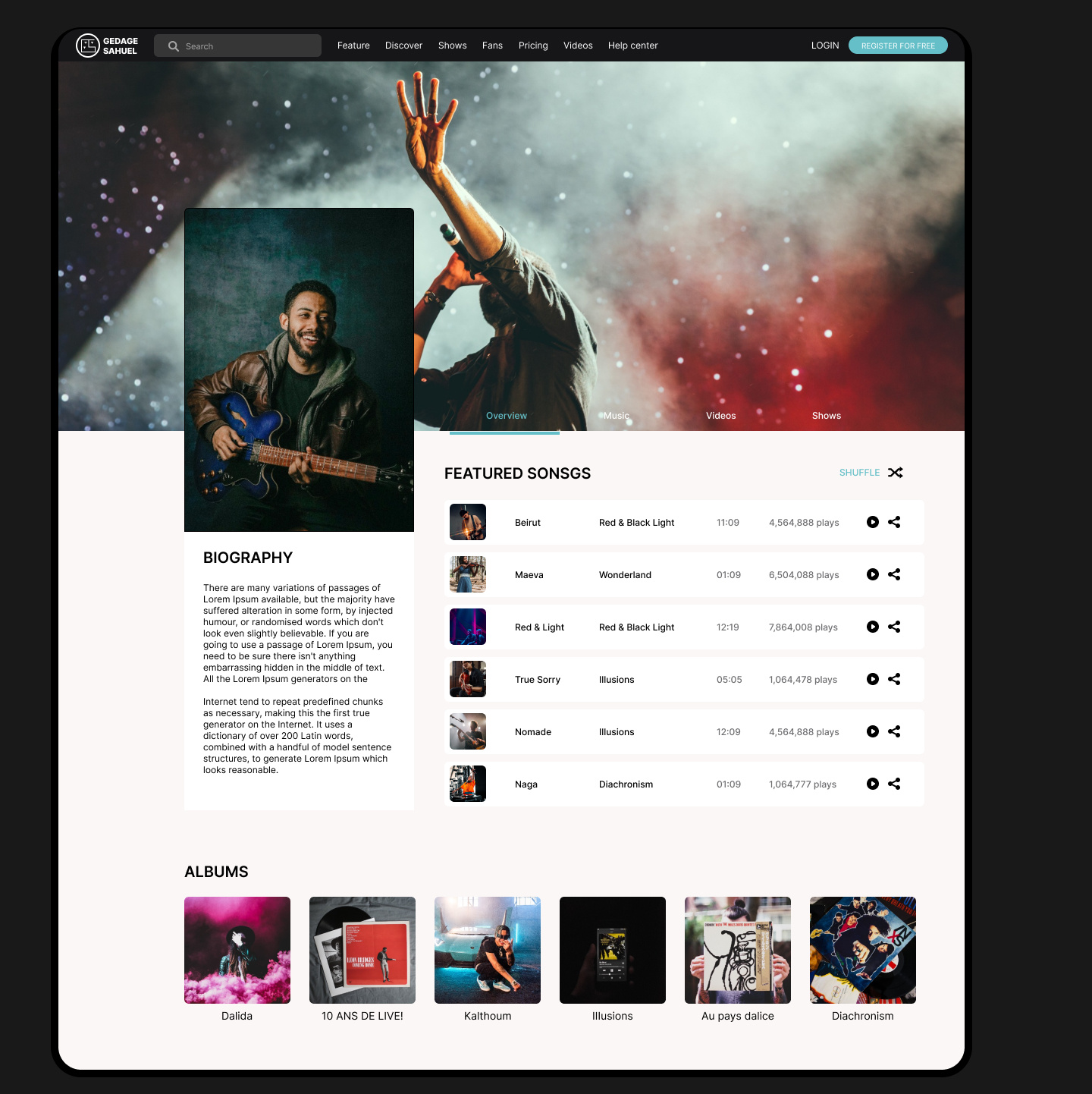 User Profile UI Design by Islam Shawon on Dribbble
