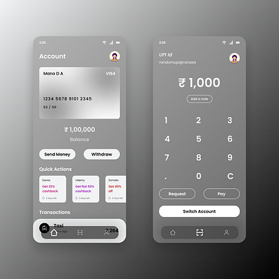 Bank Mobile App dailyui design ui ui design ux ux design