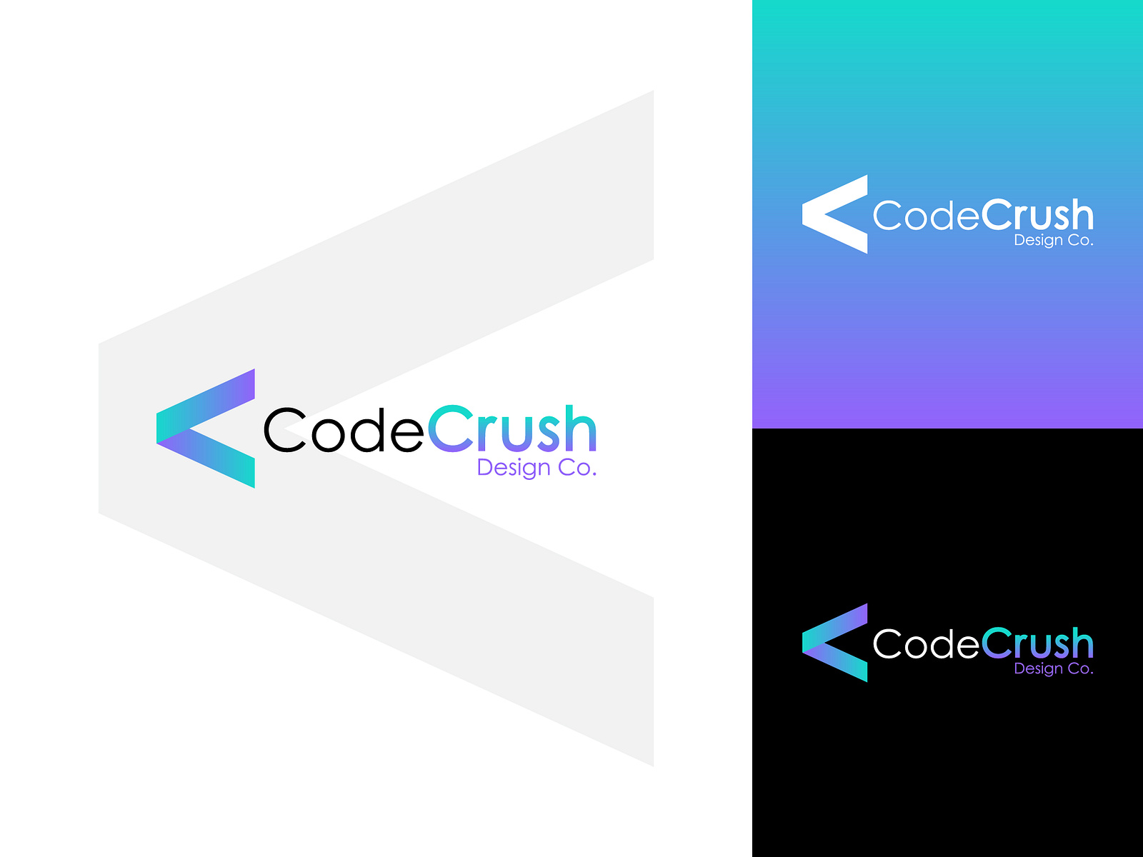 CodeCrush Design Co. | Web Development Logo by Munnu Miah on Dribbble