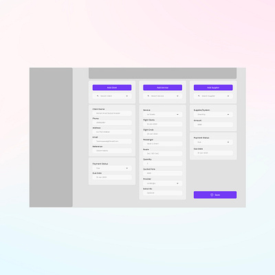 Trip Dashboard design figma graphic design