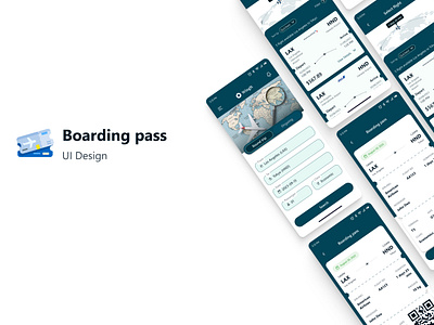 Boarding pass UI Design app design boarding pass boarding pass ticket boarding pass ui design daily ui design figma mobile ui plane ticket ui ui design uiux user experience user interface ux design