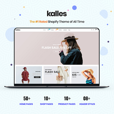 Kalles - Clean, Versatile, Responsive Shopify Theme - RTL suppor wordpress templates