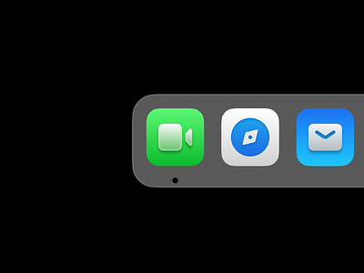 Dock Icons 123done apple clean design dock dock icon dock icons face time figma icon set icons mac mac os mail minimalism safari