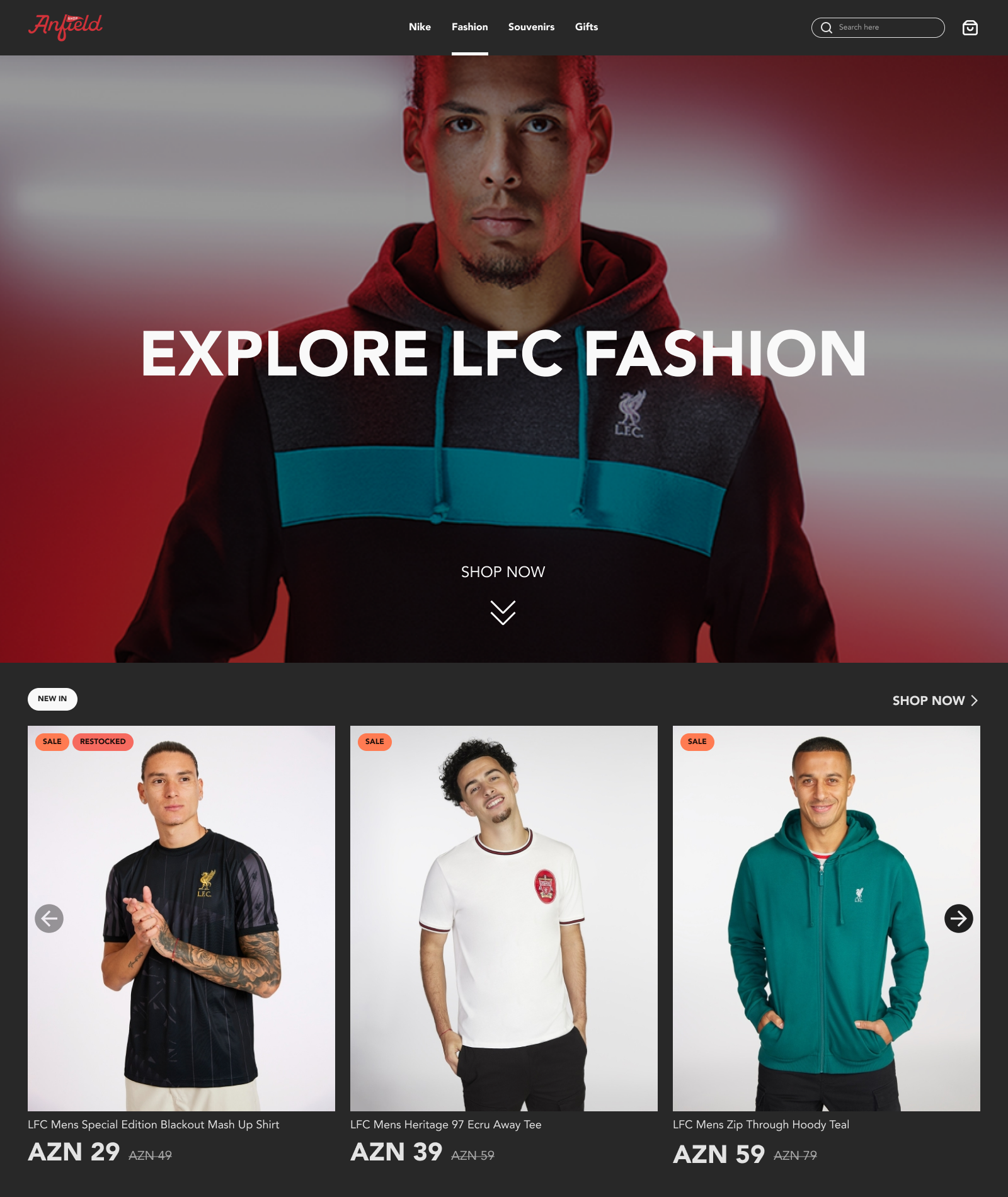 Anfield Shop / YNWA by Elmar Soltanov on Dribbble