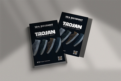 TROJAN FOOTWEAR FLYER flyer design graphic design