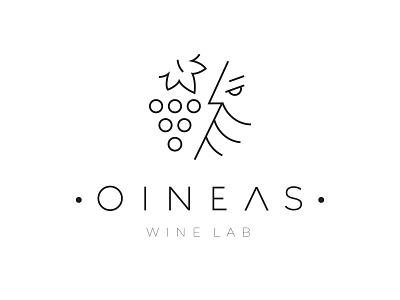 Wine Lab Logo Design branding custom design graphic design illustration line art logo logo design minimal modern oineas vector wine
