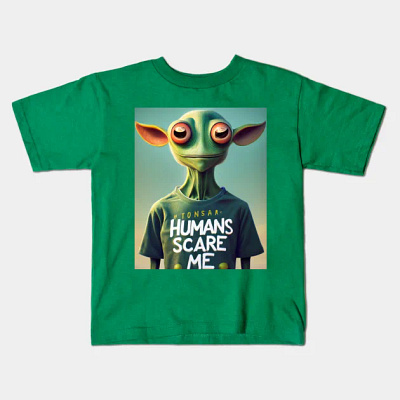 humans scare me tshirt graphic design illustration tshirt