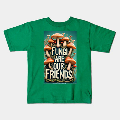 fungi are our friends tshirt branding graphic design illustration tshirt vector