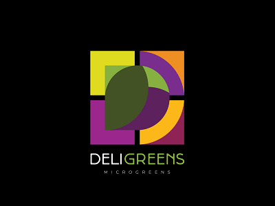 Deligreens Logo Design brand identity branding custom deligreens design graphic design greens illustration logo logo design microgreens vector