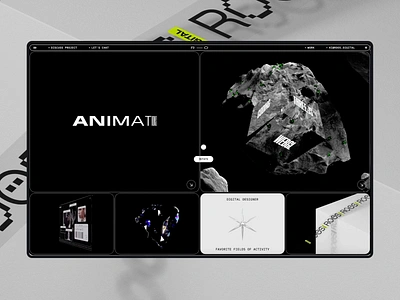 ROOS.DIGITAL | Digital Designer Portfolio 3d cinema 4d design grids interaction design interactive interface minimal minimalism portfolio swiss design three js three.js typography ui ux web design webgl website сlean