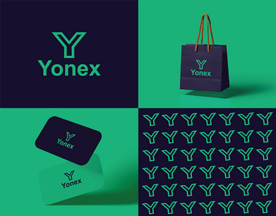 Yonex Logo Design 3d animation branding business card design graphic design illustration logo motion graphics typography ui ux vector