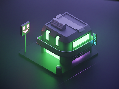 Isometric 3D Illustration 3d illustration 3d modeling blender isometric