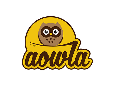 AOWLA LOGO branding illustrator logo vector