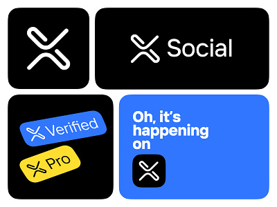X – A rebranding Suggestion brand branding logo rebranding social twitter x