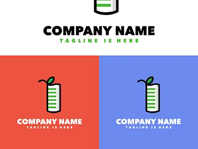 Nature Paper Logo branding business company concept corporate creative design document element graphic isolated logo nature package paper product sign simple symbol template