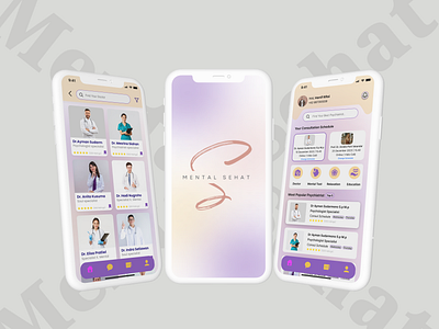 Healthy Mental Support Application appdesign applicationdesign designcomunity designinspiration digitalhealth innovation mentalhealth mentalsupport selfcare ui uiux wellbeing