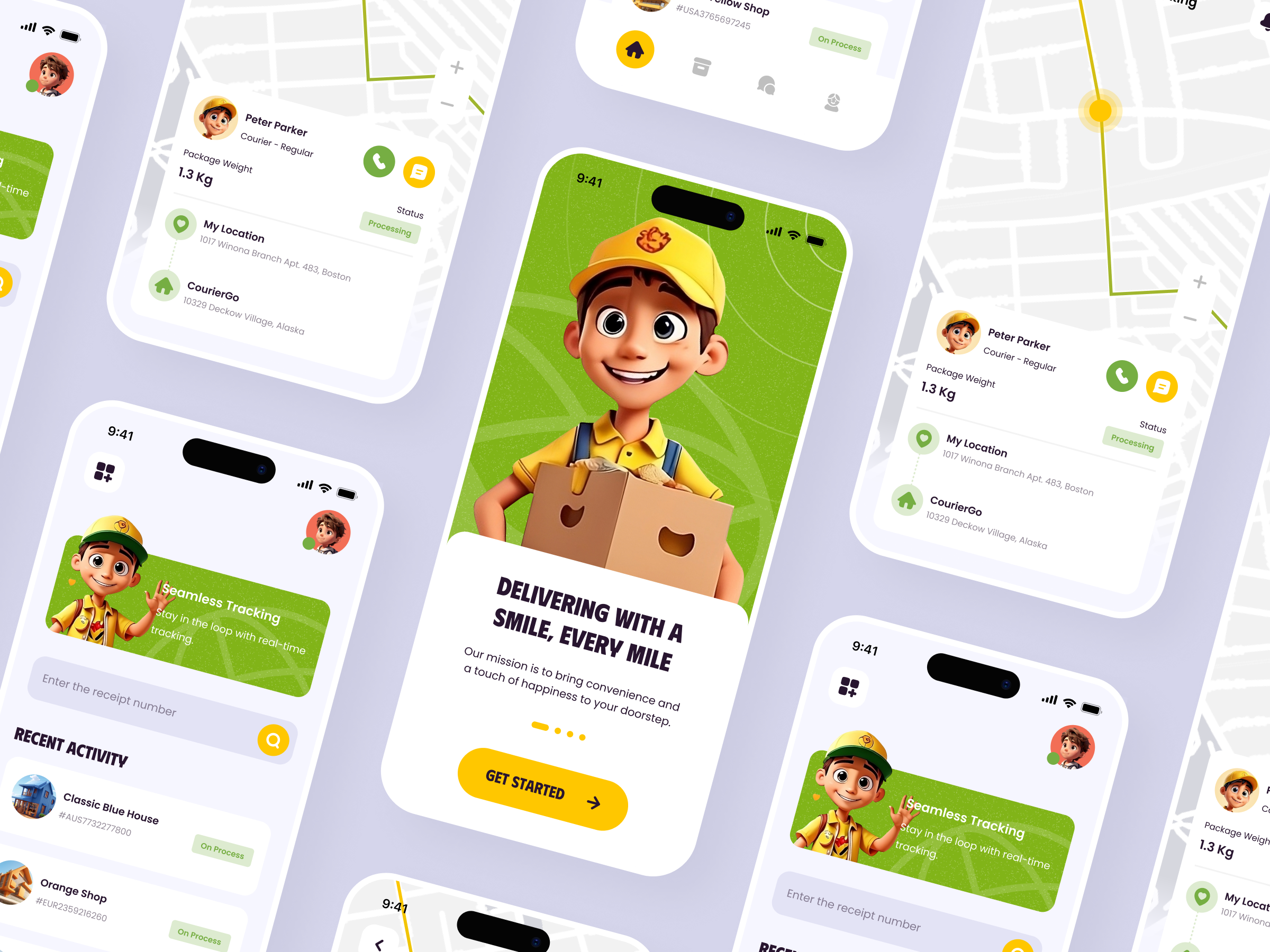 Couriergo App By Nugraha Jati Utama On Dribbble