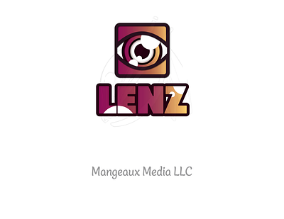 Lenz - camera app logo branding design graphic design logo vector