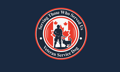 Veteran Service Dog branding design flat graphic design icon illustration logo logo design ui vector