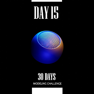 30 days modeling challenge - day 15 3d animation b3d blender gif motion graphics