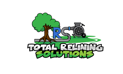 Total Relining Solutions branding design flat graphic design icon illustration logo logo design ui vector