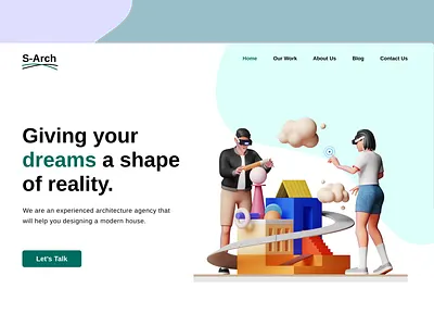 Landing Page Minimal Aesthetic UI Design 3d branding cool ui design design idea graphic design landing page logo minimal minimal design simple ui ui web app web design web page website