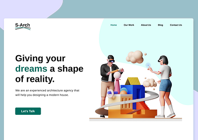 Landing Page Minimal Aesthetic UI Design 3d branding cool ui design design idea graphic design landing page logo minimal minimal design simple ui ui web app web design web page website