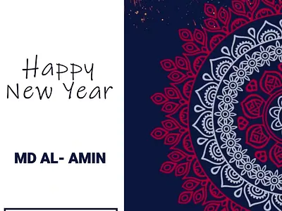 Happy New Year animation branding motion graphics ui