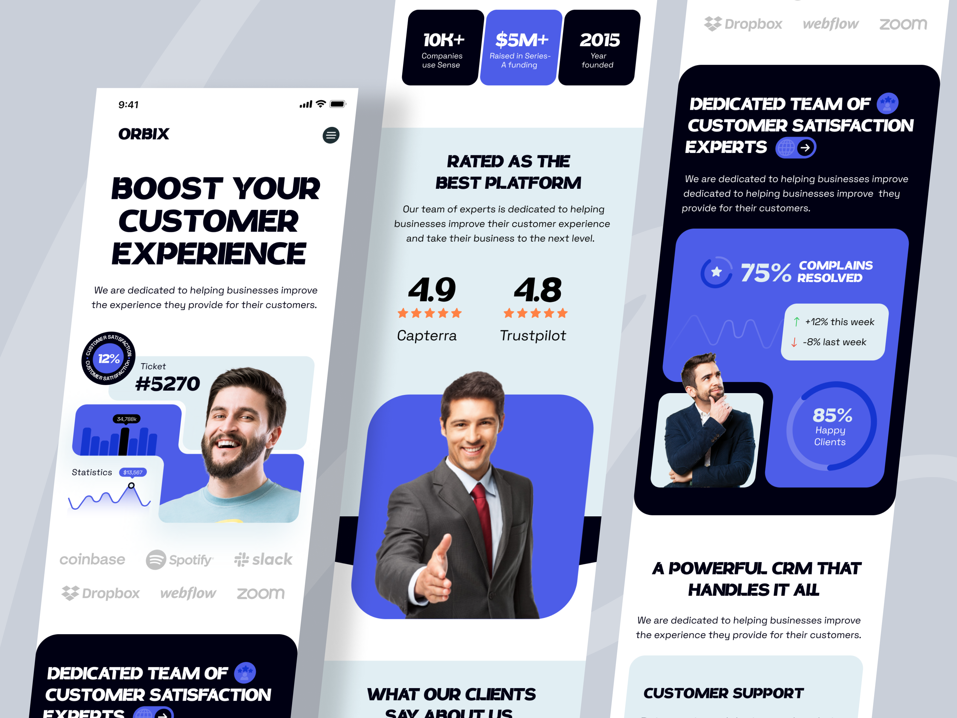 Boosted CX SaaS Responsive Design 🚀 boost cleandesign conversionoptimized cta innovation landingpage minimal mobile mobile responsive modern product design responsivedesign saas software tech ui design usercentric ux design webdesign