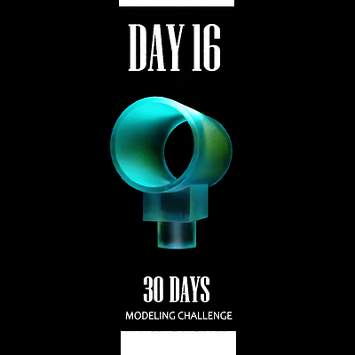 30 days modeling challenge - day 16 3d animatedgif animation blender motion graphics