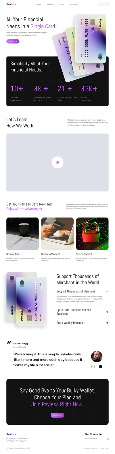Payless - Payment Landing Page Full branding design figma landing page ui ui ux ux