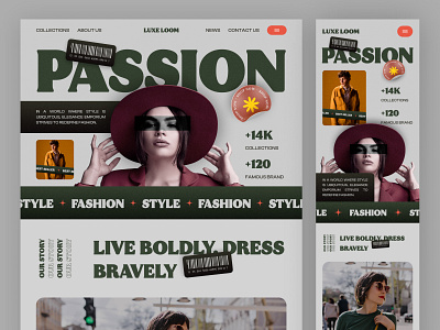 Luxeloom-Fashion Website Responsive awe e commerce ecommerce ecommerce landing page ecommerce shop ecommerce template ecommerce website fashion online shop shopify web web3 website