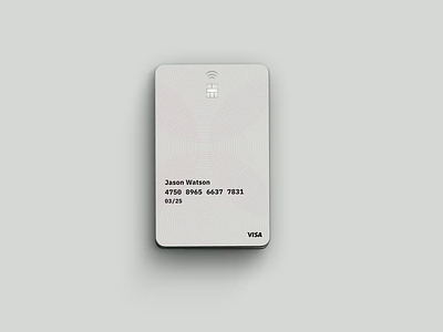 Credit Card Design branding card credit card design graphic design minimal product ui ux