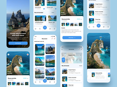 Travel Mobile App design adventure app app design categories design details graphic design mobile mobile app mobile app design nature popular travel travel app travel booking travel mobile app travel mobile app design traveler ui ux vacation