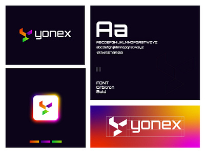 Yonex Logo Design (Unused ) abstract logo best logo brand logo branding branding identity design graphic design letterhead design logo logo design logo identity logo type logofulio y logo yonex logo