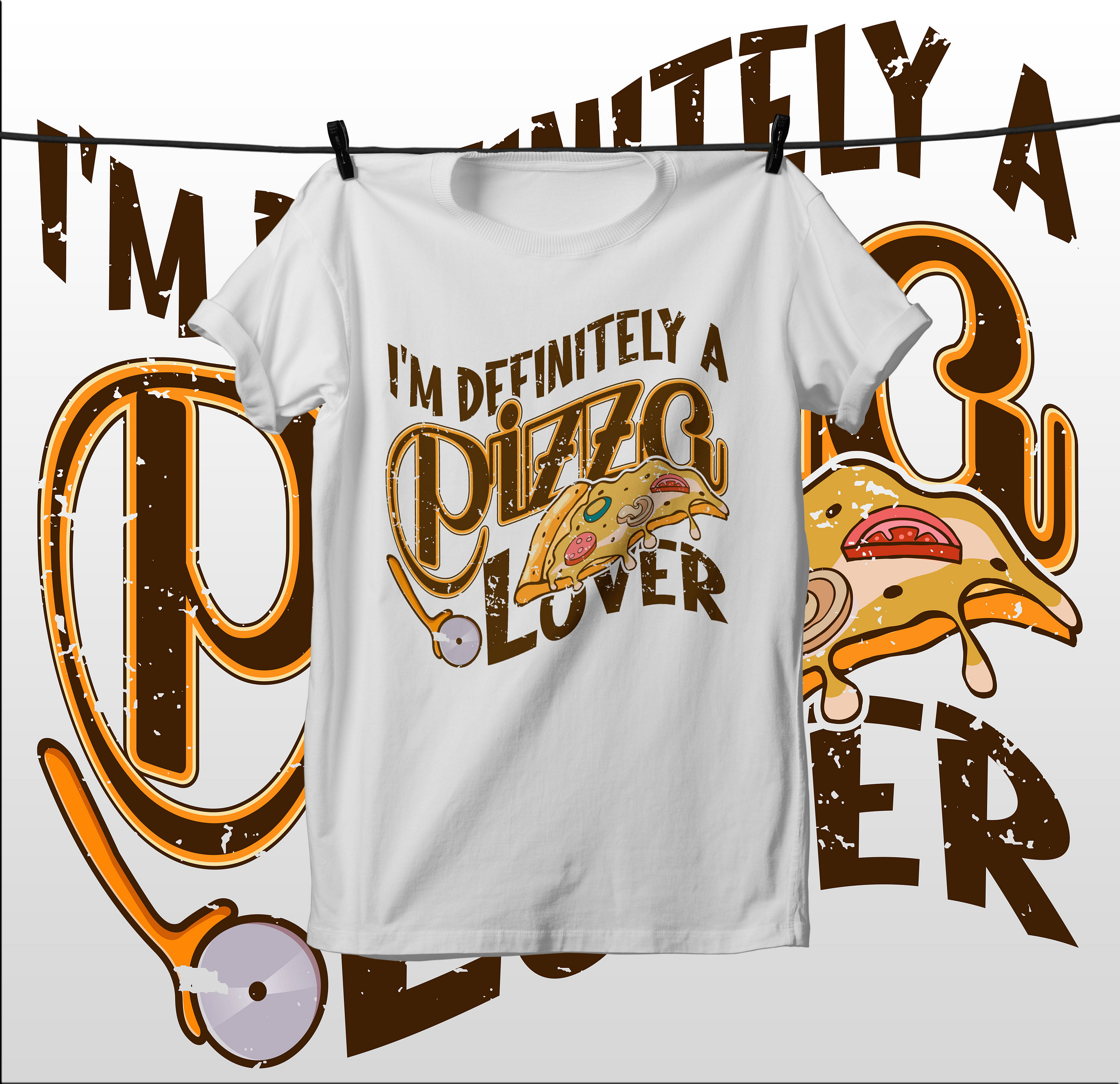 Pizza T-shirt Design | Pizza Shirt Design | Pizza Tee Design by Mousumi ...