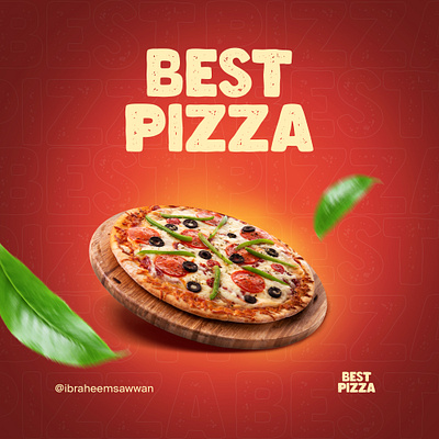 Pizza branding design food graphic graphic design logo media photoshop pizza post social media