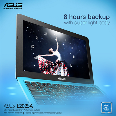 ASUS Laptop Ad ad asus concept creative hours idea laptop time