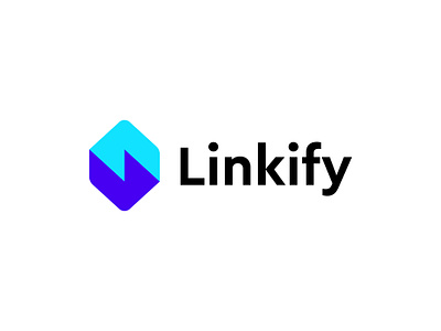 Linkify | L letter, Hexagon, app icon brand identity branding color creative gradient growing growup hexagon l l letter l logo link logo design modern polygonal simple tech technology trendy