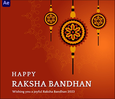 Raksha Bandhan motion banner animation banner branding creatives design graphic design motion graphics motionbanner socialmedia