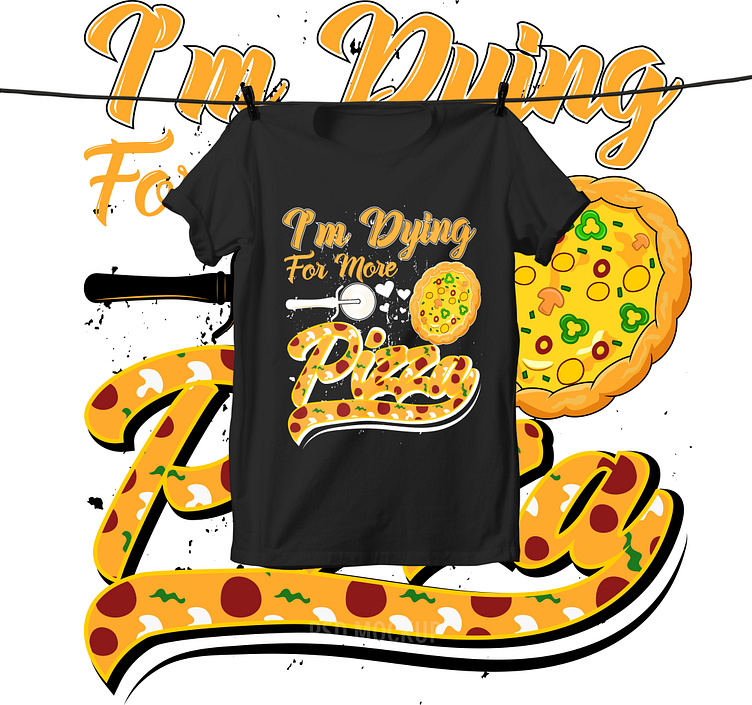 Pizza T-shirt Design | Pizza Shirt Design | Pizza Tee Design by Mousumi ...