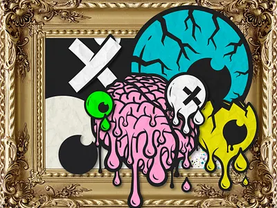 <EYES_DROP/> - The_Pawnies art direction branding chess colors digital art eyes graphic design graphiste freelance illustration logo nft nft art painting pawn street art vector vector art