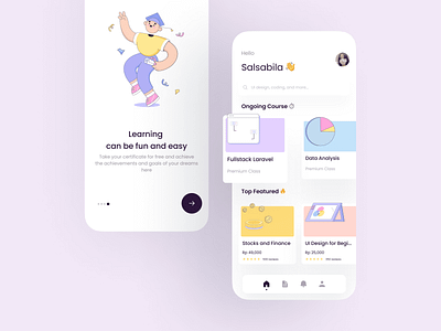 Study App UI Design📖