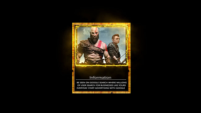 NFT OF GOD OF WAR 3d animation graphic design motion graphics nft nft 3d nft card