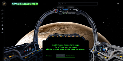 SPACELAUNCHER - NFT Marketplace design marketplace nft nft marketplace spacelauncher ui ux web web design website