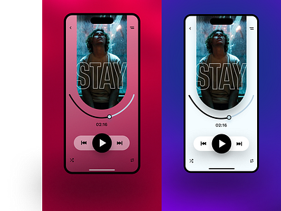 SoundWave App • UI Design • Glassmorphism • Figma android app figma glassmorpism ios ap music app ui ux design