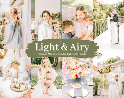 Light & Airy Lightroom Presets bloggerpresets bright presets design light presets lightroom presets presets presets lightroom wedding presets